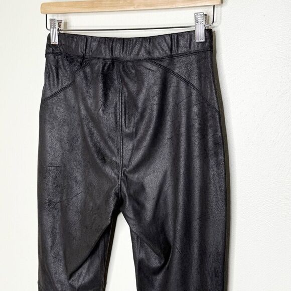 Free People Midnight Black Vegan Suede Pull On Leggings - Women’s US S - Picture 7 of 9